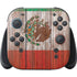 Mexican Flag Dark Wood Nintendo Skins